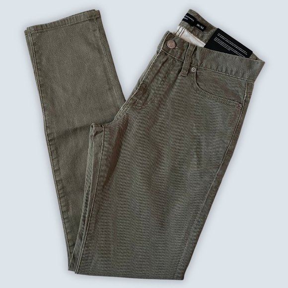New Club Monaco Super Slim Denim Green Jeans Size 28/32 - Picture 4 of 5